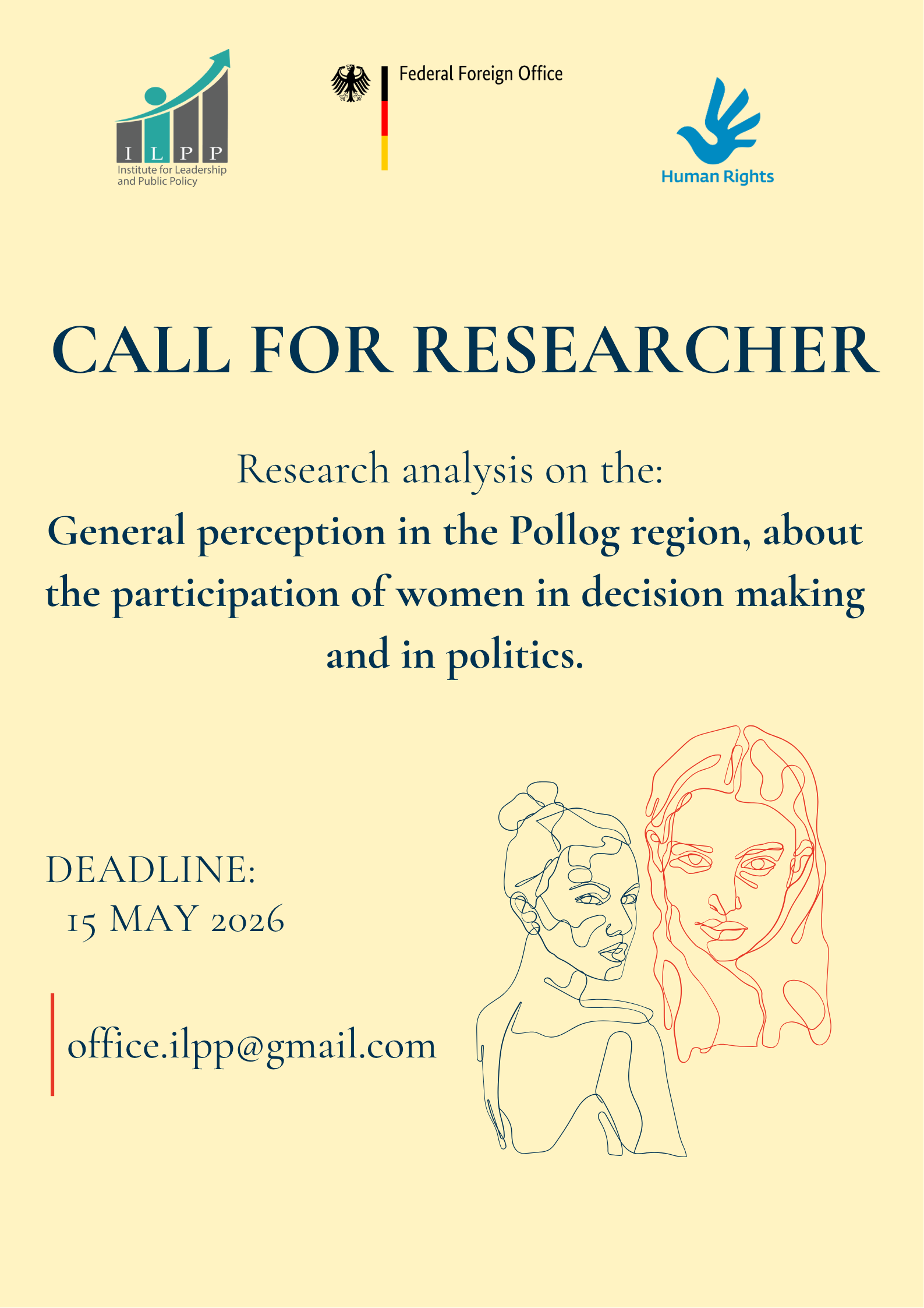 CALL FOR RESEARCHER