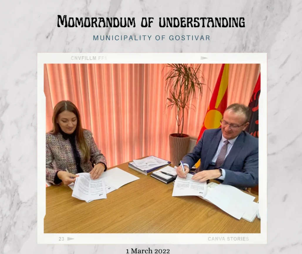 Memorandum of Understanding - Municipality of Gostivar